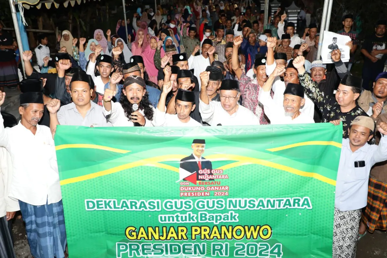 Gus-Gus Nusantara Blitar Deklarasi Ganjar Presiden 2024