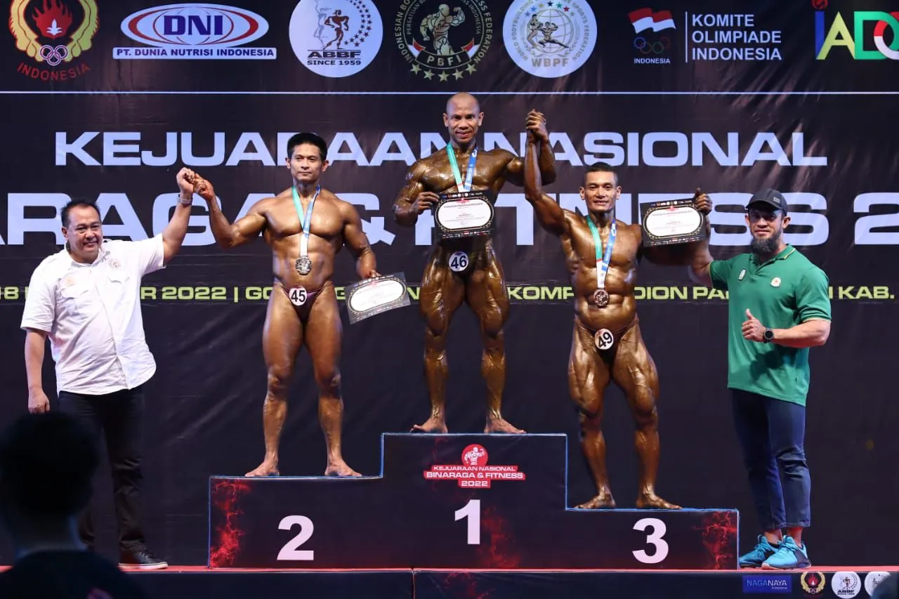 Juara Umum, Binaraga dan Fitness Jatim Lampaui Target Kejurnas