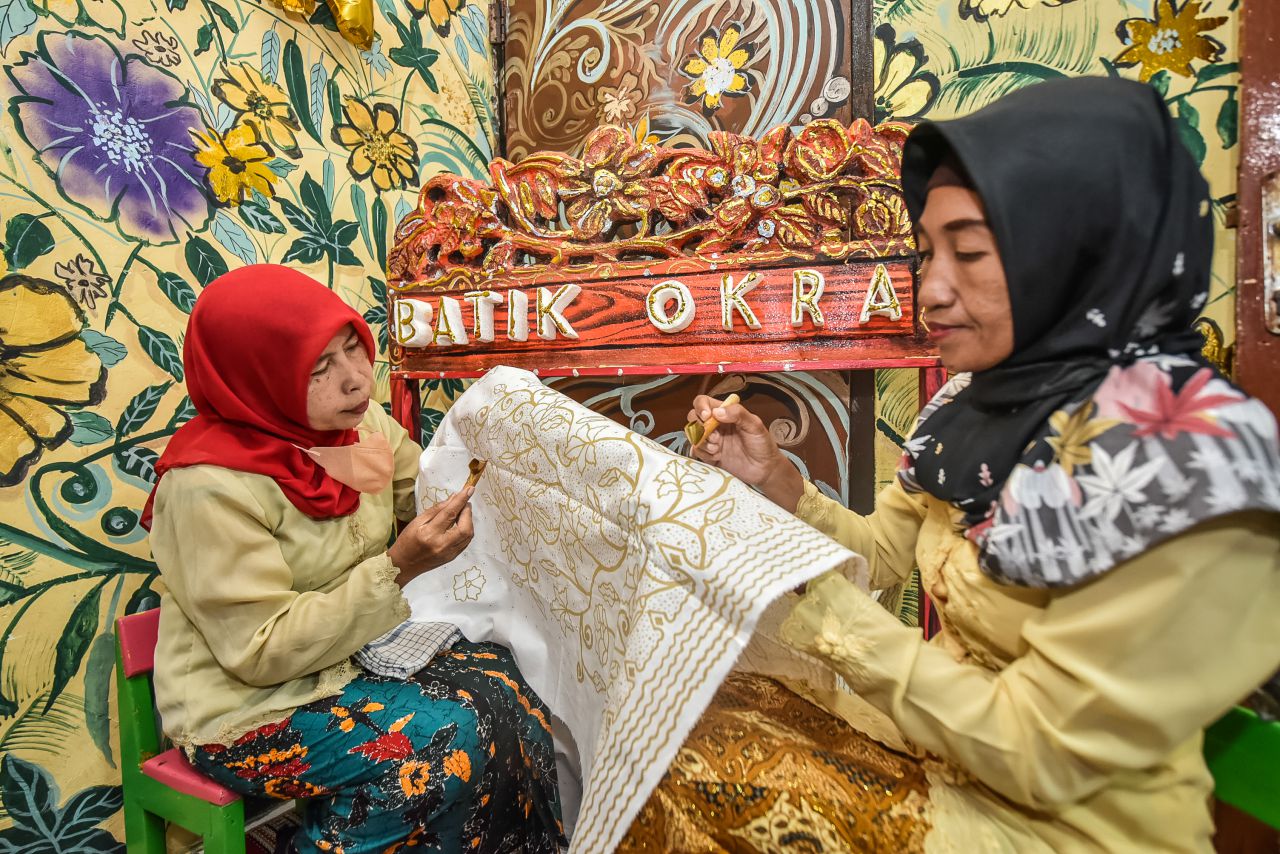 Kampung Batik Okra di Bubutan Destinasi Wisata Baru Surabaya