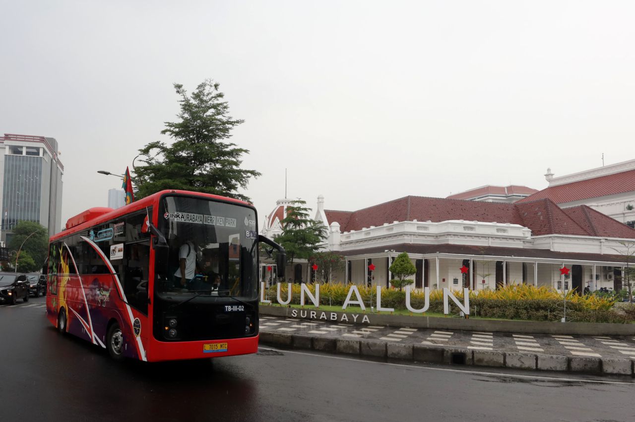 Bus Listrik Bekas G20 Berhenti Beroperasi di Surabaya, Ada Apa?