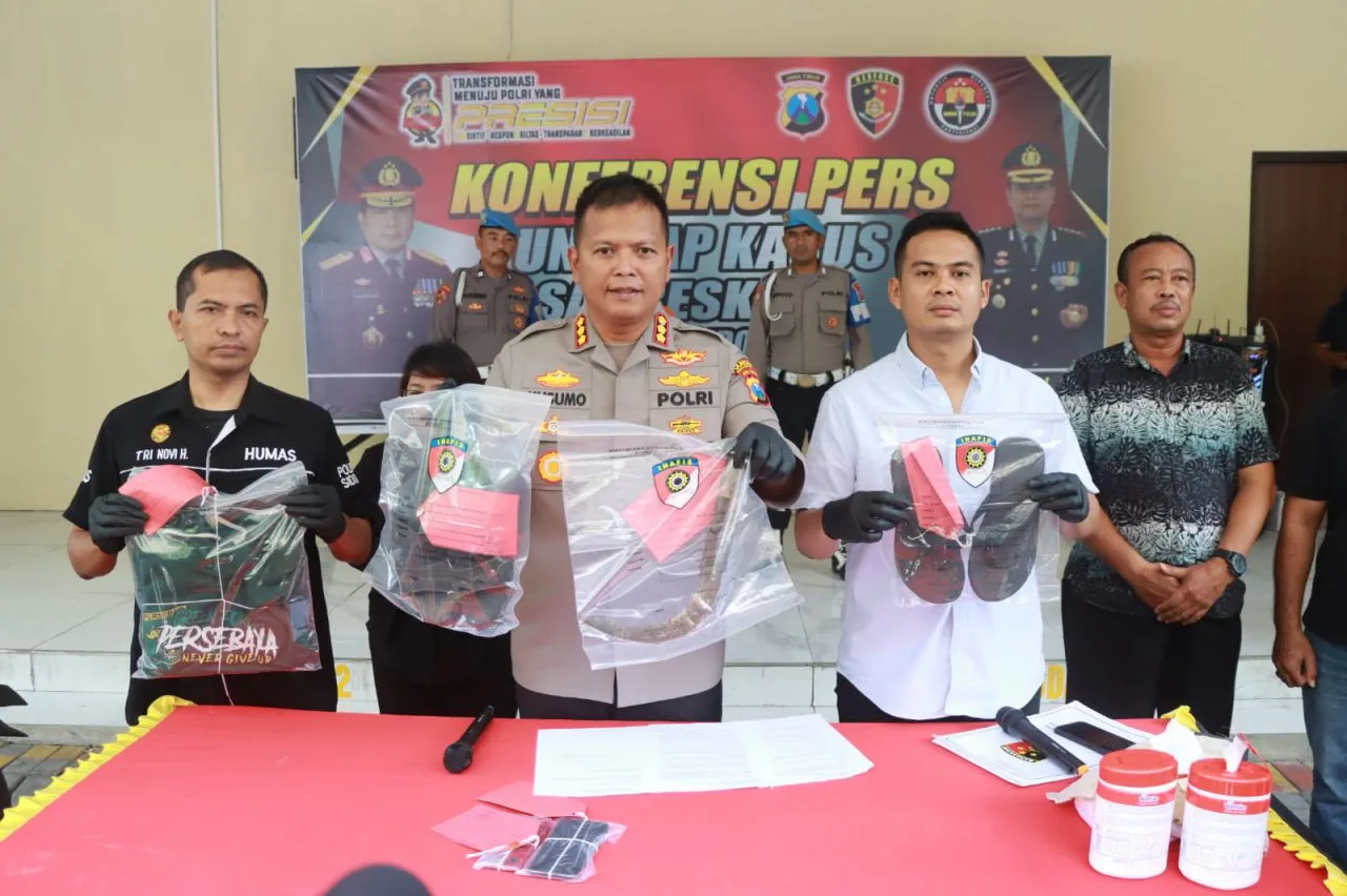 Polisi Berhasi Tangkap Pelaku Pembunuhan di Sedati Sidoarjo