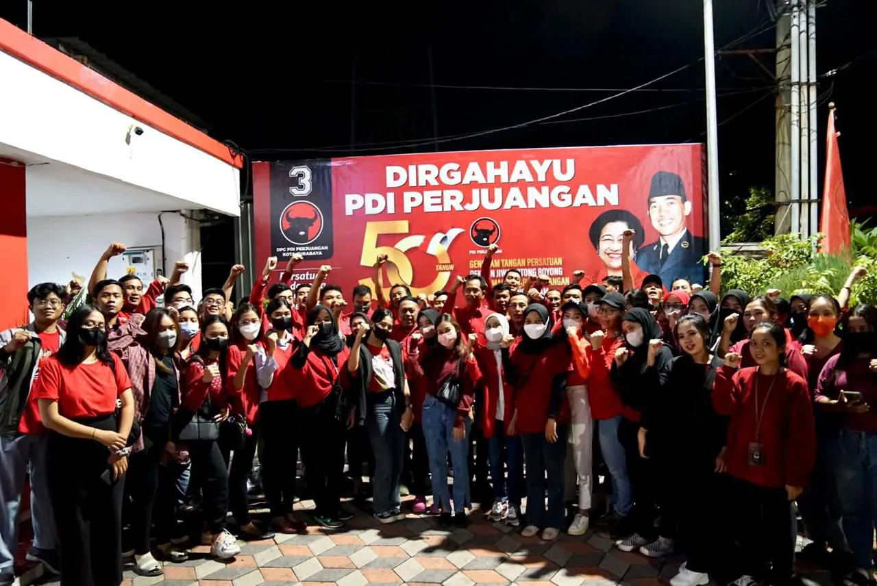 Semarakan HUT Emas PDIP, Banteng Surabaya Kirim Paduan Suara Milenal Ke Jakarta