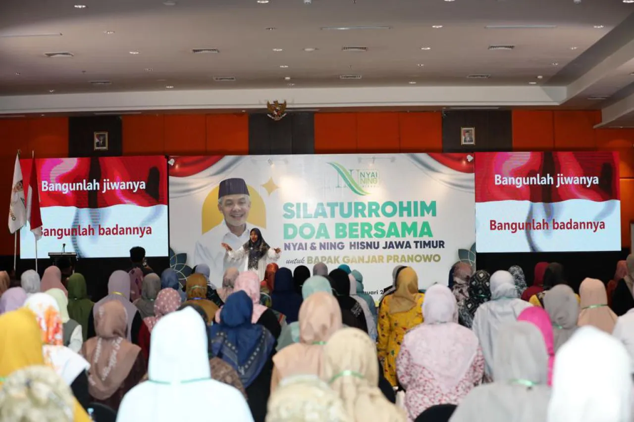 Nyai dan Ning HISNU se-Jatim Sepakat Dukung Ganjar Presiden 2024