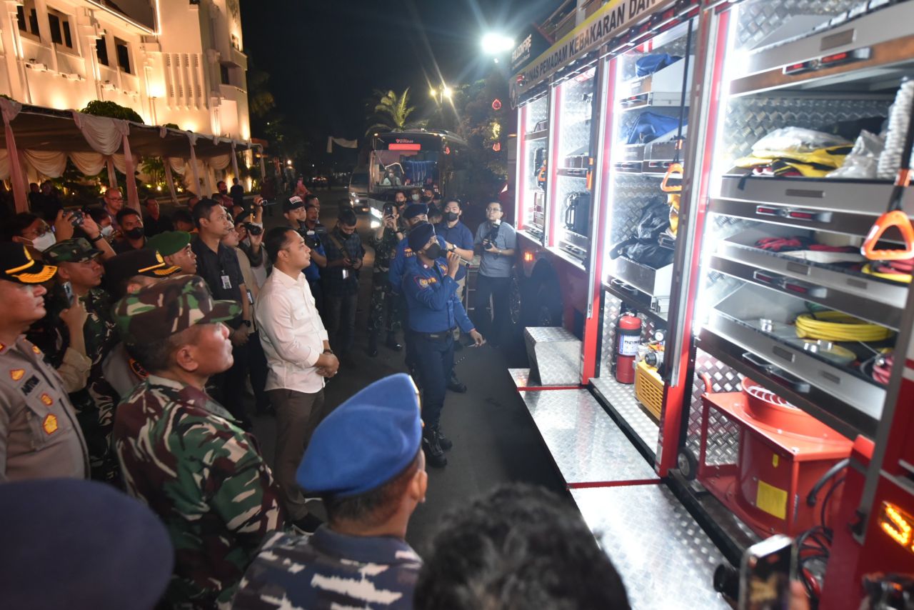 Resmi Diluncurkan, Surabaya Satu - satunya Kota di Indonesia yang Punya Mobil Heavy Duty Rescue