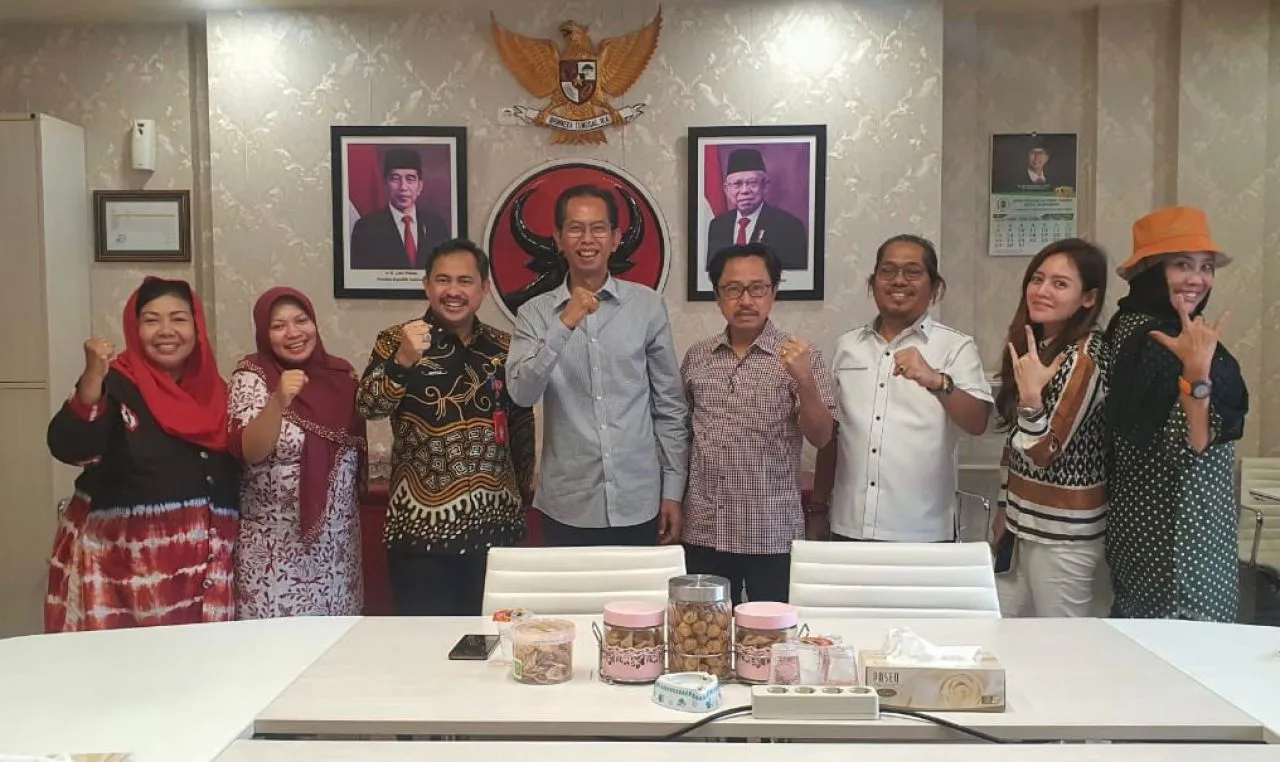 Terima Kunjungan Sekda Ikhsan, Fraksi PDIP Dukung Upaya Pengentasan Kemiskinan