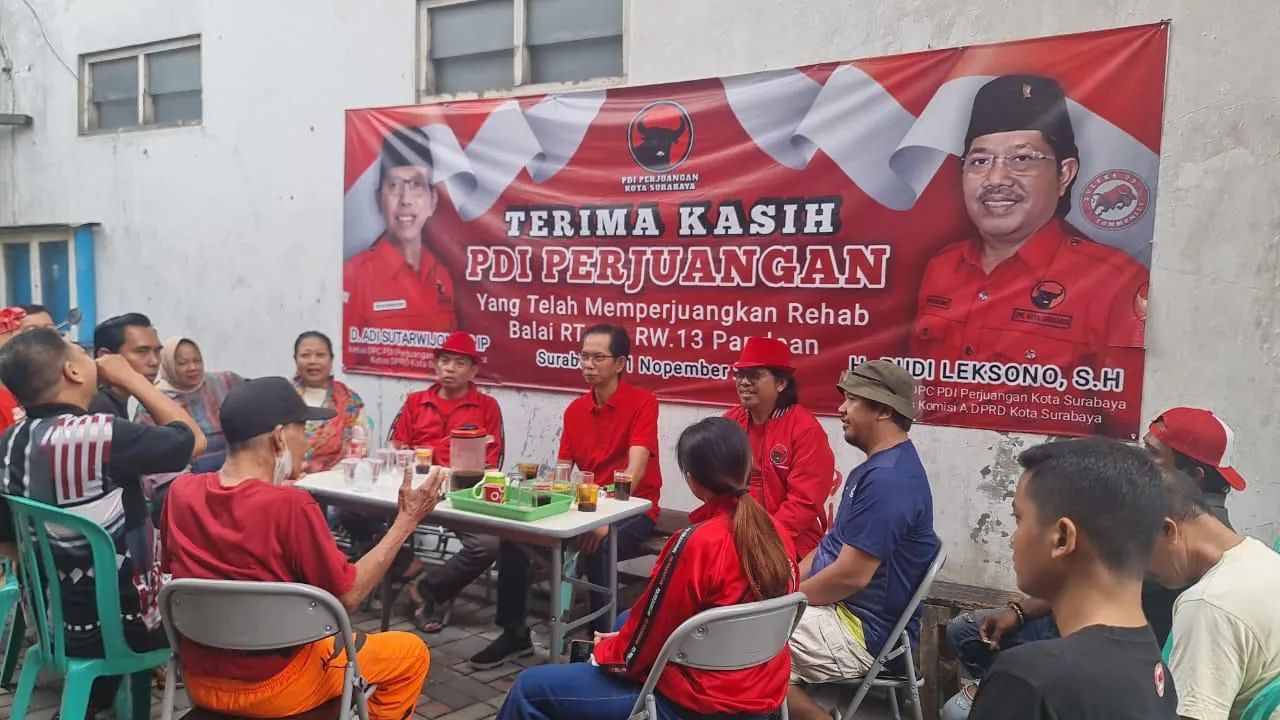 Ketua PDIP Surabaya Turun Langsung Pimpin Blusukan Ke Kampung Soekarno