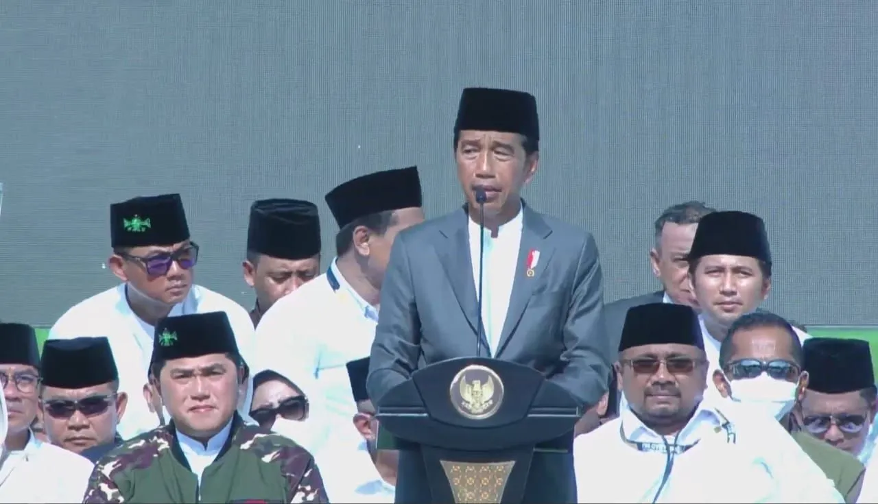 Presiden RI Jokowi Buka Resepsi Satu Abad NU di Sidoarjo