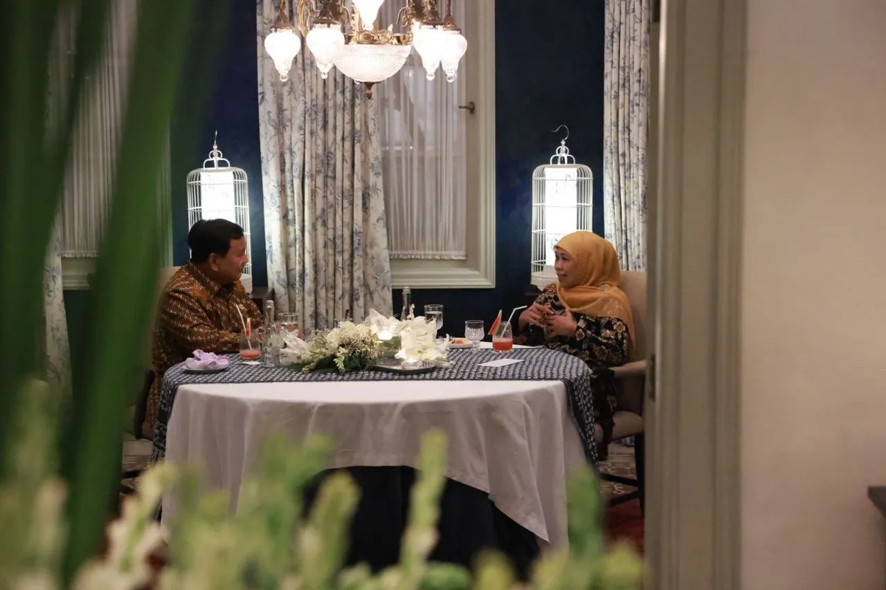 Prabowo Bertemu 4 Mata Dengan Khofifah, Duet Pilpres 2024?