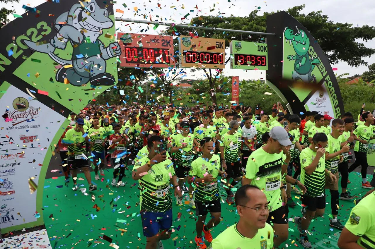 Surabaya Gelar Green Force Run 2023, Diikuti Ribuan Peserta