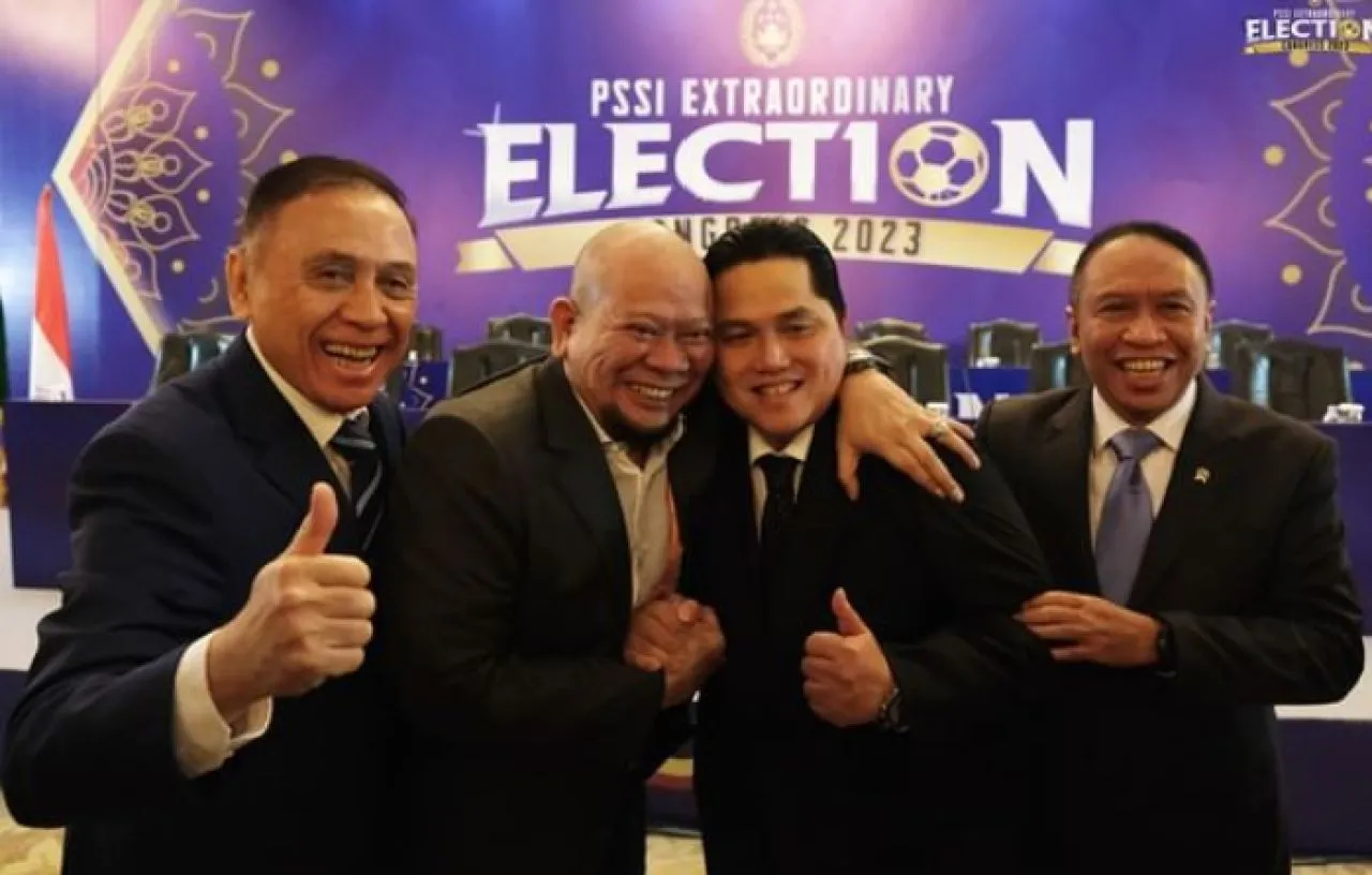 Raih 64 Suara, Erick Thohir Resmi Jadi Ketua Umum PSSI