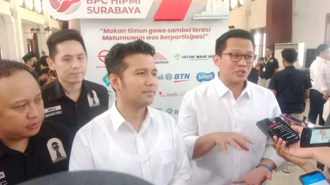 Wagub Emil Ajak HIPMI Surabaya Jadi Devil's Advocate Bagi Calon Pengusaha