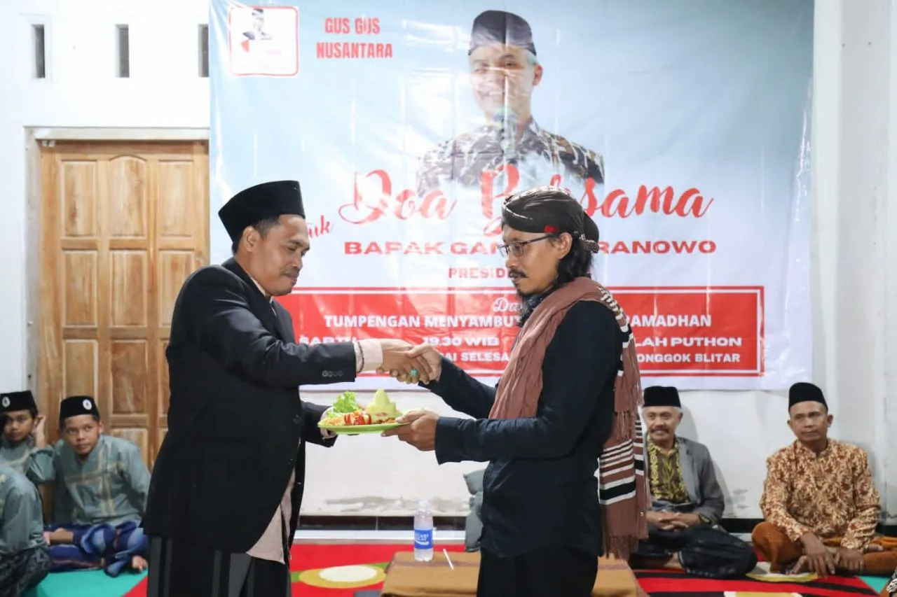 Sambut Ramadan, GGN Dukung Ganjar Gelar Tumpengan Massal di Blitar