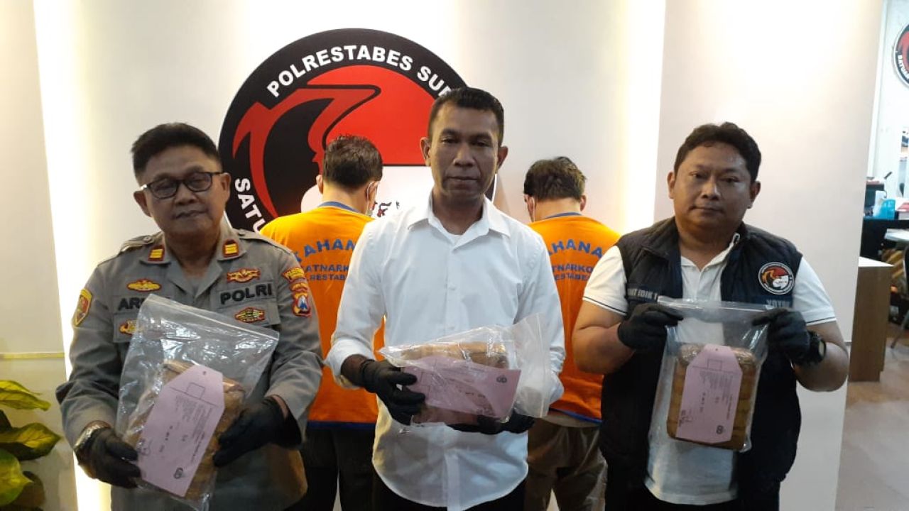Polisi Tangkap Pengedar Narkoba Jaringan Lapas, Sita 2,77 Kg Ganja