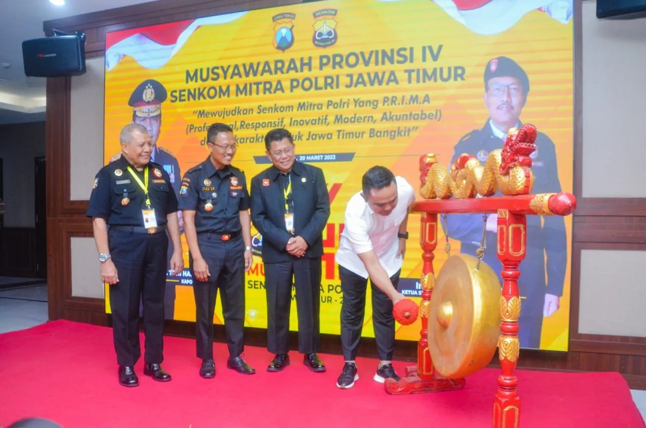 Masuk Tahun Politik, Kapolda Jatim Ajak Senkom Mitra Polri Ikut Jaga Stabilitas Kamtibmas