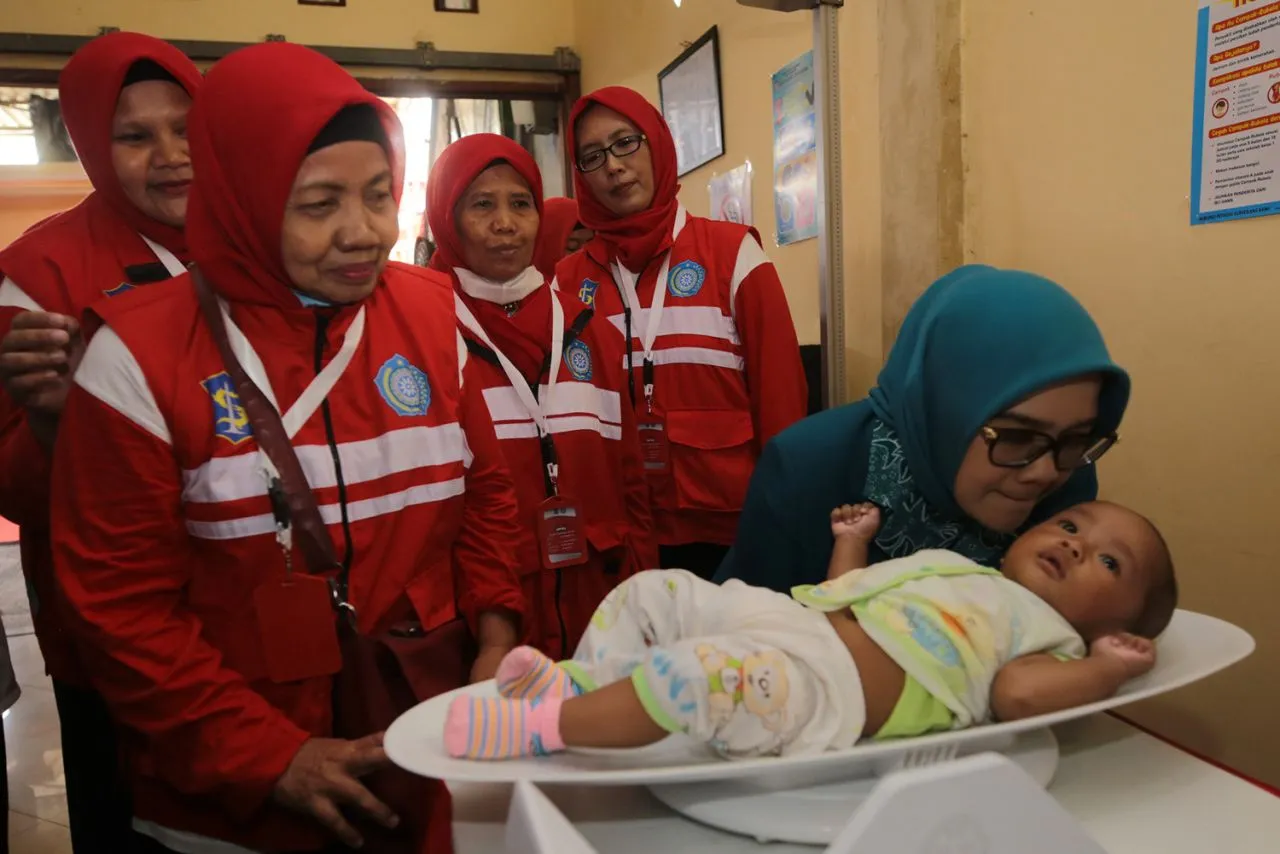 Posyandu 2 Pacar Kembang Surabaya Jadi Percontohan Penurunan Stunting Tingkat Nasional
