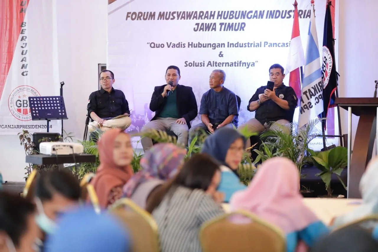 FMHI Jawa Timur; GBB, SPN, dan APINDO Sepakat Dorong Pembentukan Komnas Hubungan Industrial