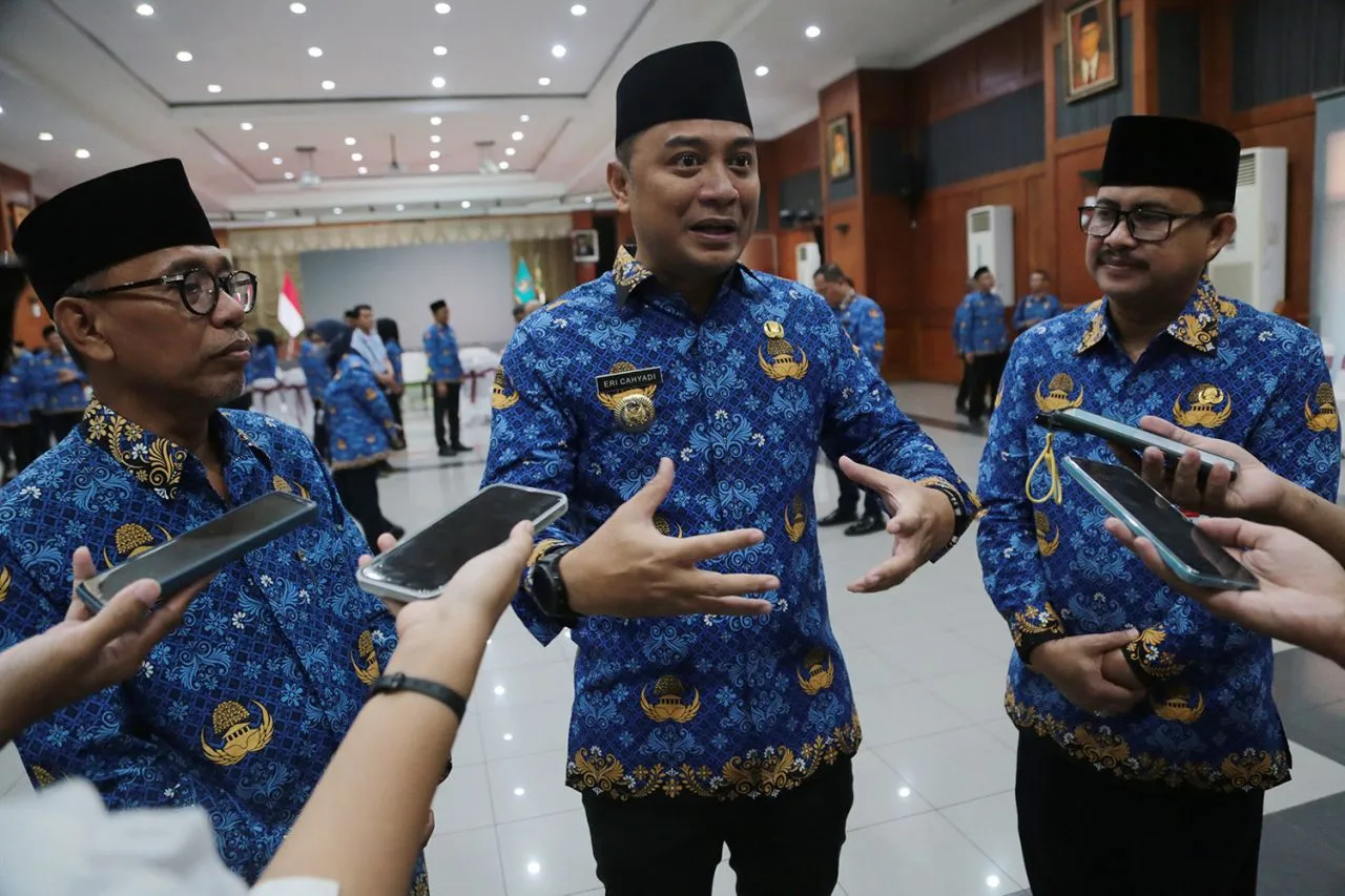 Pengukuhan KORPRI, Wali Kota Eri Ingatkan Jaga Netralitas ASN Jelang Pemilu 2024