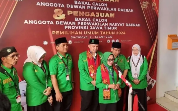 Resmi Daftar ke KPU, PPP Jatim Hanya Target 1 Kursi Per Dapil