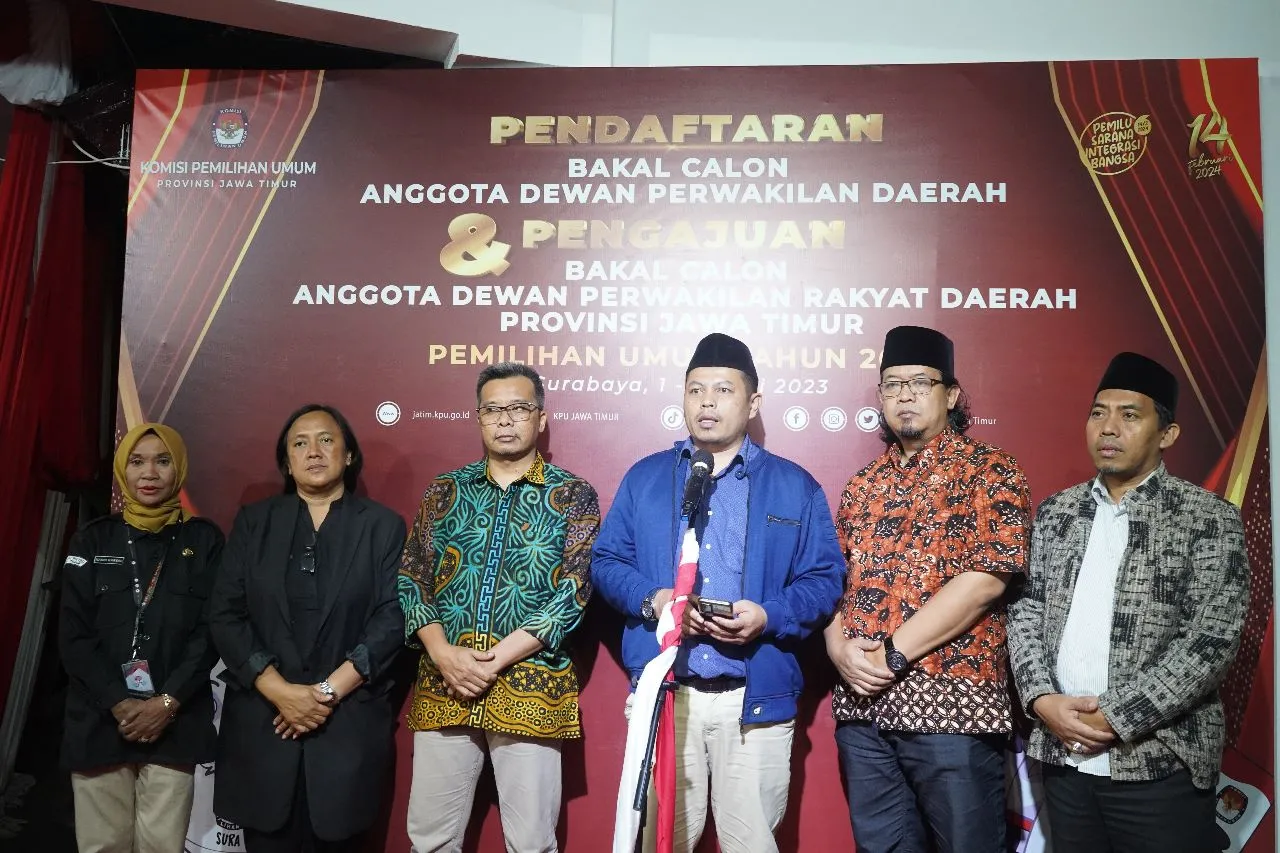 Resmi Ditutup, Total 15 Bacalon Anggota DPD dan 18 Parpol Mengajukan Bacalon Anggota DPRD ke KPU Jatim
