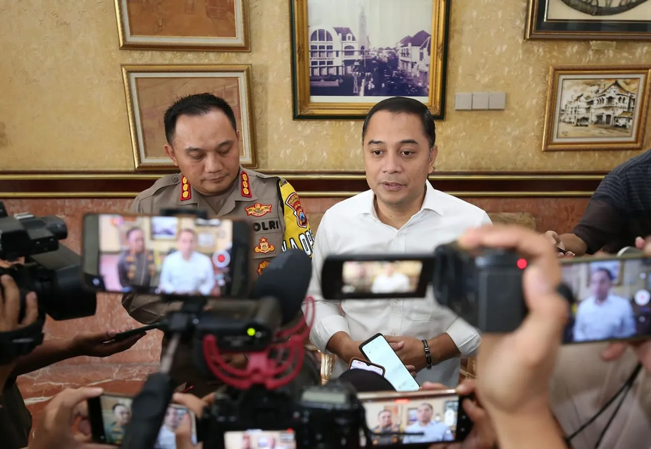 Kapolrestabes Surabaya dan Wali Kota Eri Bahas GBT Jadi Home Base Persebaya