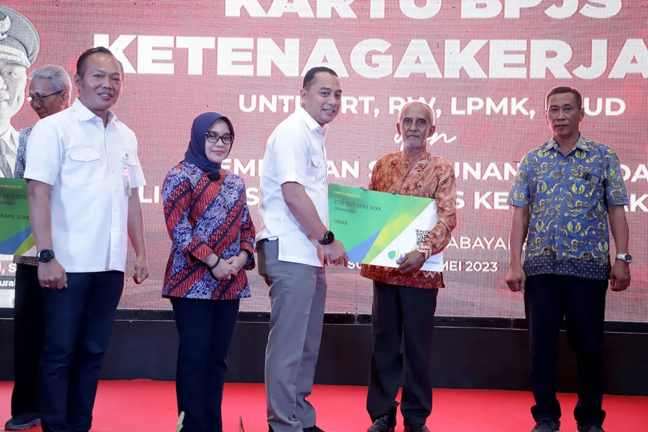 Belasan Ribu Pengurus Kampung dan Bunda PAUD se-Surabaya Tercover BPJS Ketenagakerjaan