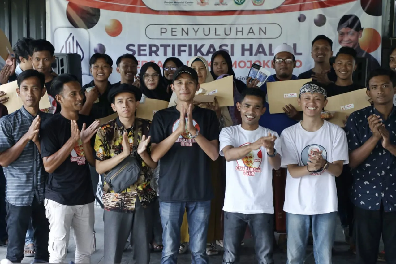 Ganjar Milenial Center Beri Penyuluhan Sertifikasi Halal UMKM di Mojokerto