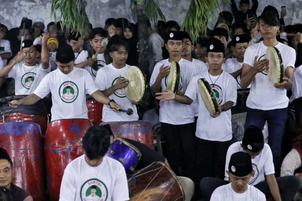 Santri Dukung Ganjar Jatim Gelar Pesta Rakyat dan Parade Musik di Kabupaten Sumenep