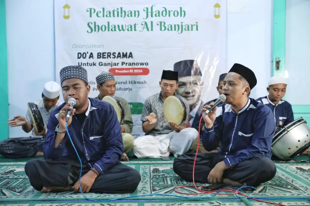 GGN Dukung Ganjar Adakan Pelatihan Hadrah Untuk Tingkatkan Kreativitas dan Kemampuan Warga