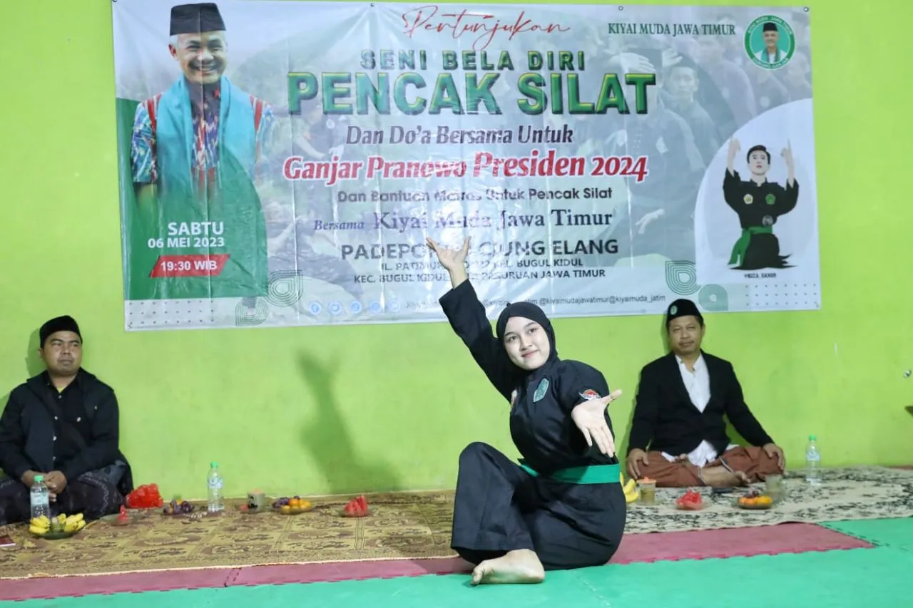 Perkuat Karakter Pemuda, Kiyai Muda Gelar Pertunjukan Seni Bela Diri Pencak Silat