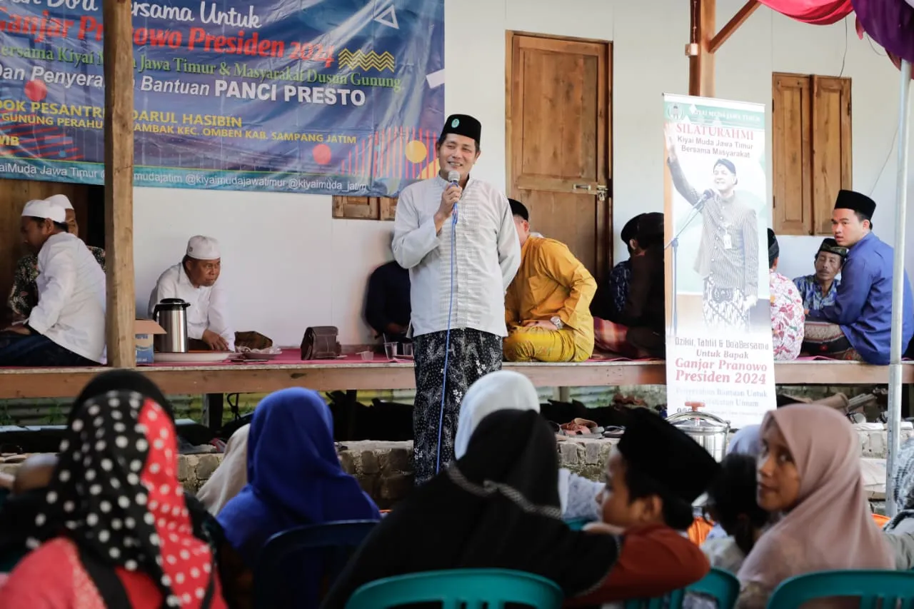 Kiyai Muda Jawa Timur Merambah Wilayah Madura Sosialisasikan Ganjar Presiden 2024