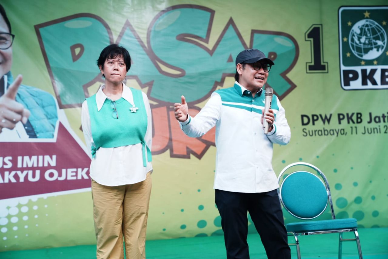 Cak Imin Kenalkan Dita Indah Sari kepada Ojek Perempuan: Dia Siap Kawal Aspirasi