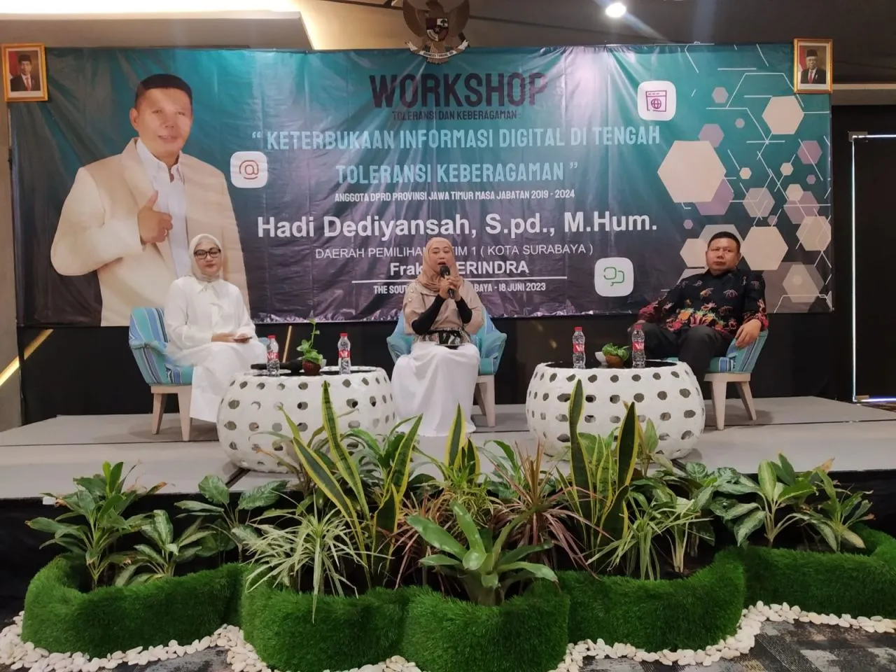 Keterbukaan Informasi di Era Digitalisasi, Fraksi Gerindra Jatim: Dibutuhkan Pengawasan