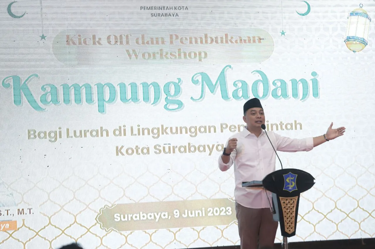Kampung Madani di Surabaya Dimulai, Ini Harapan Wali Kota Eri