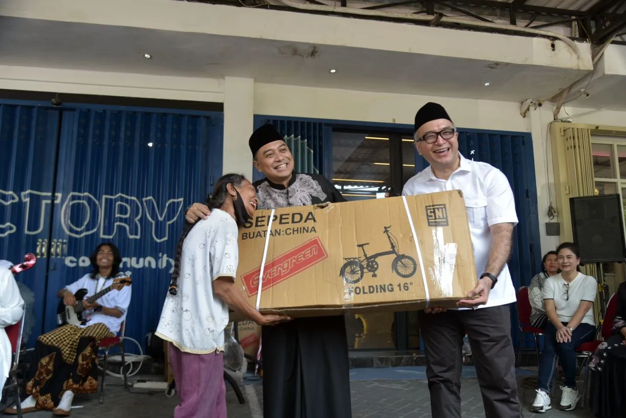 Wujud Tolerasi, Gereja Vicroty Surabaya Gelar Pesta Rakyat di Idul Adha