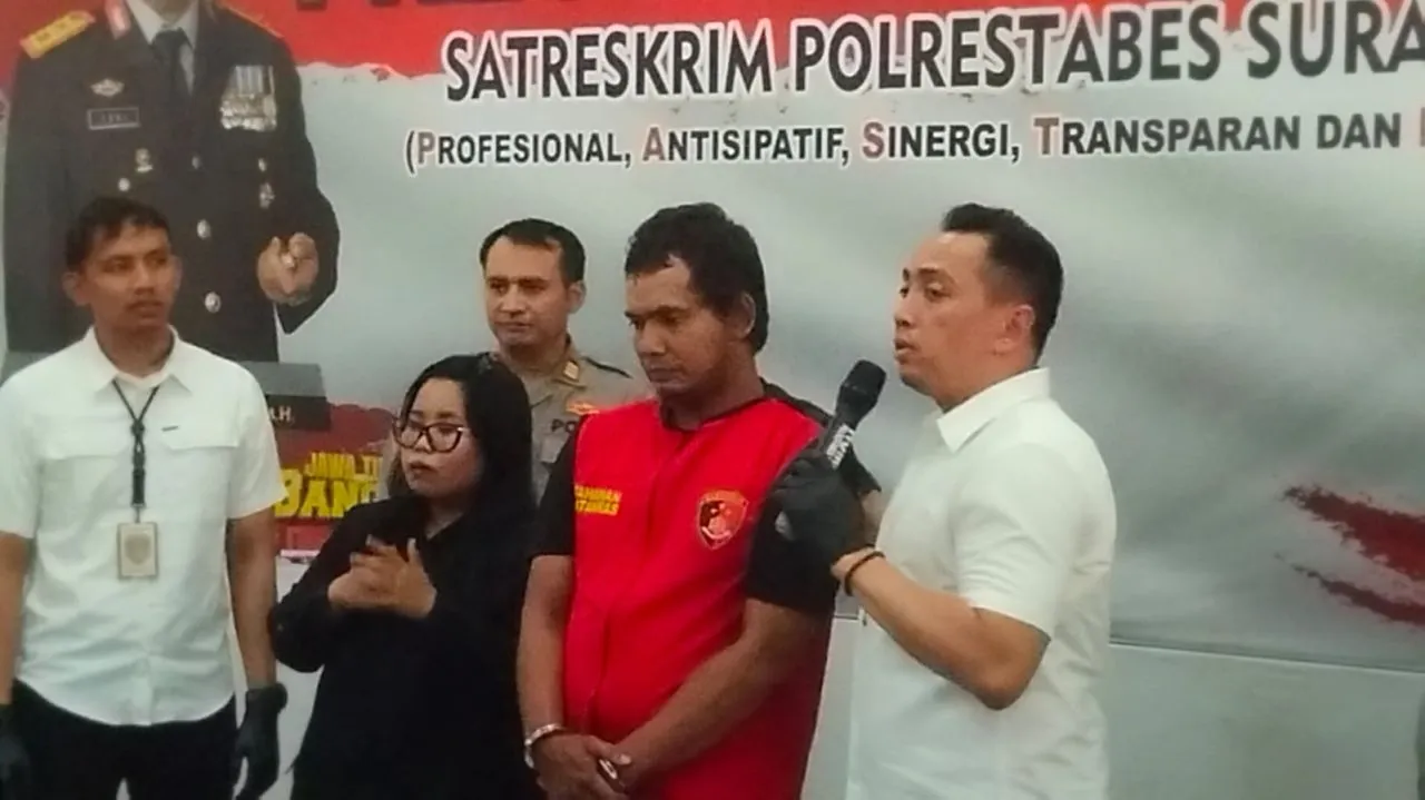 Polisi Bekuk Pelaku Pembunuhan Adik Kandung di Surabaya