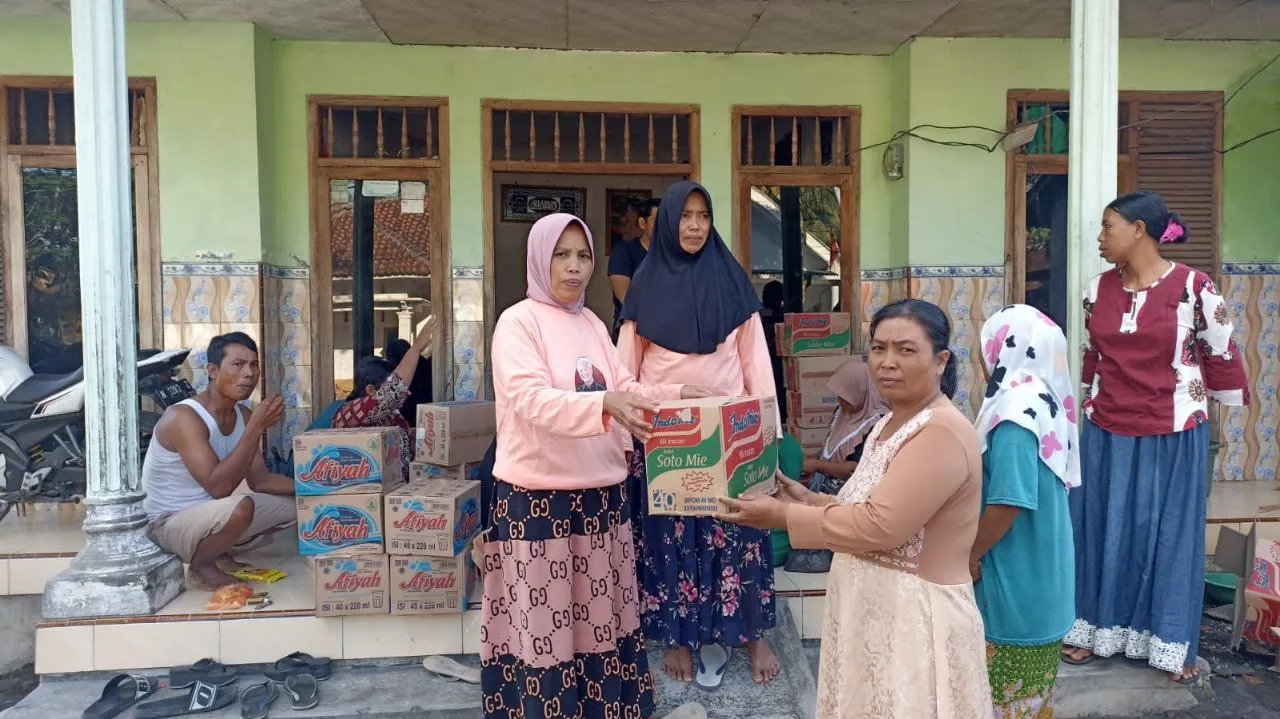 Mak Ganjar Jatim Bantu Warga yang Terdampak Lahar Dingin Semeru