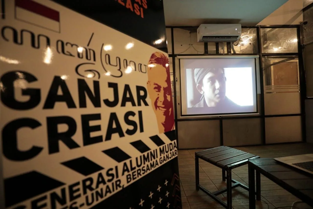 Ganjar Creasi Gelar Nonton Bareng dan Bedah Film Jenderal Soedirman di Surabaya