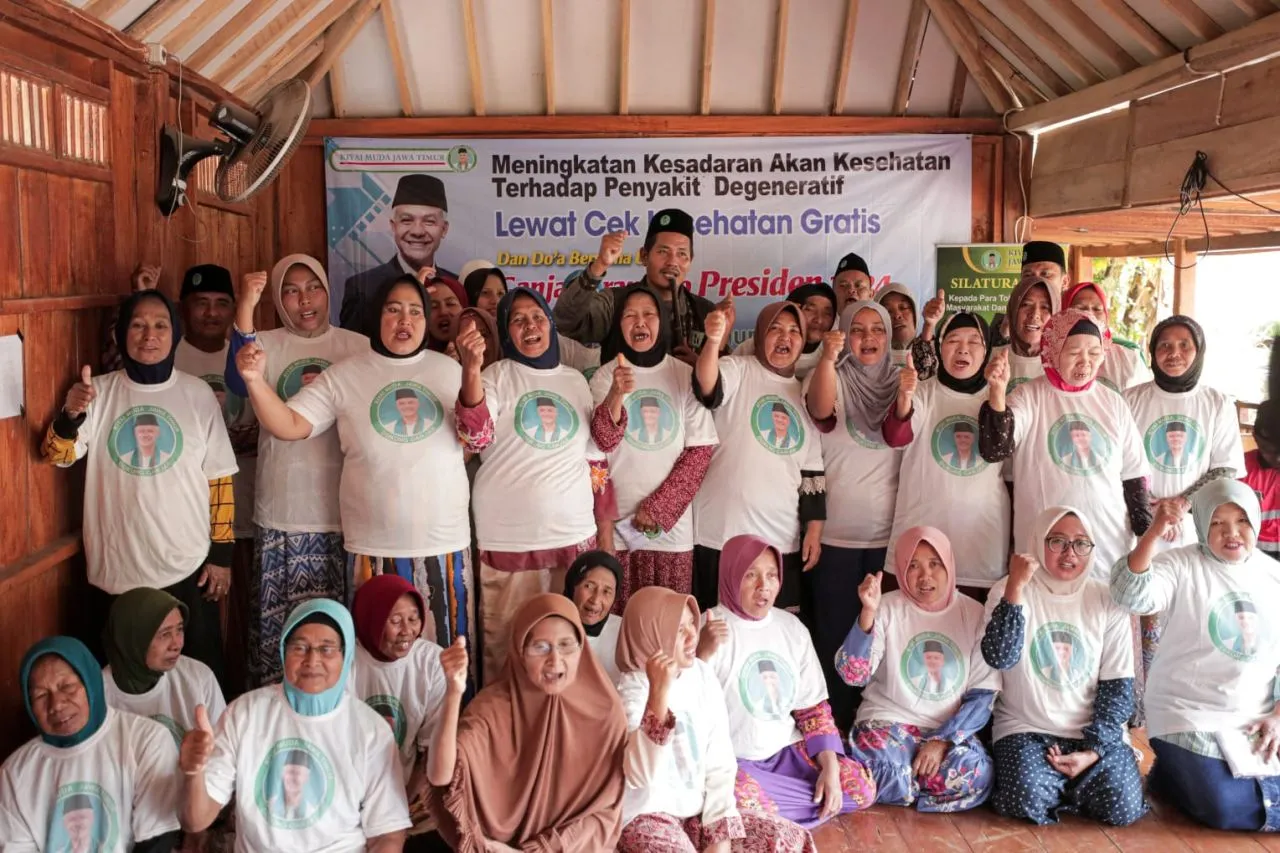 Kiai Muda Ganjar Adakan Cek Kesehatan Gratis di Situbondo, Jawa Timur