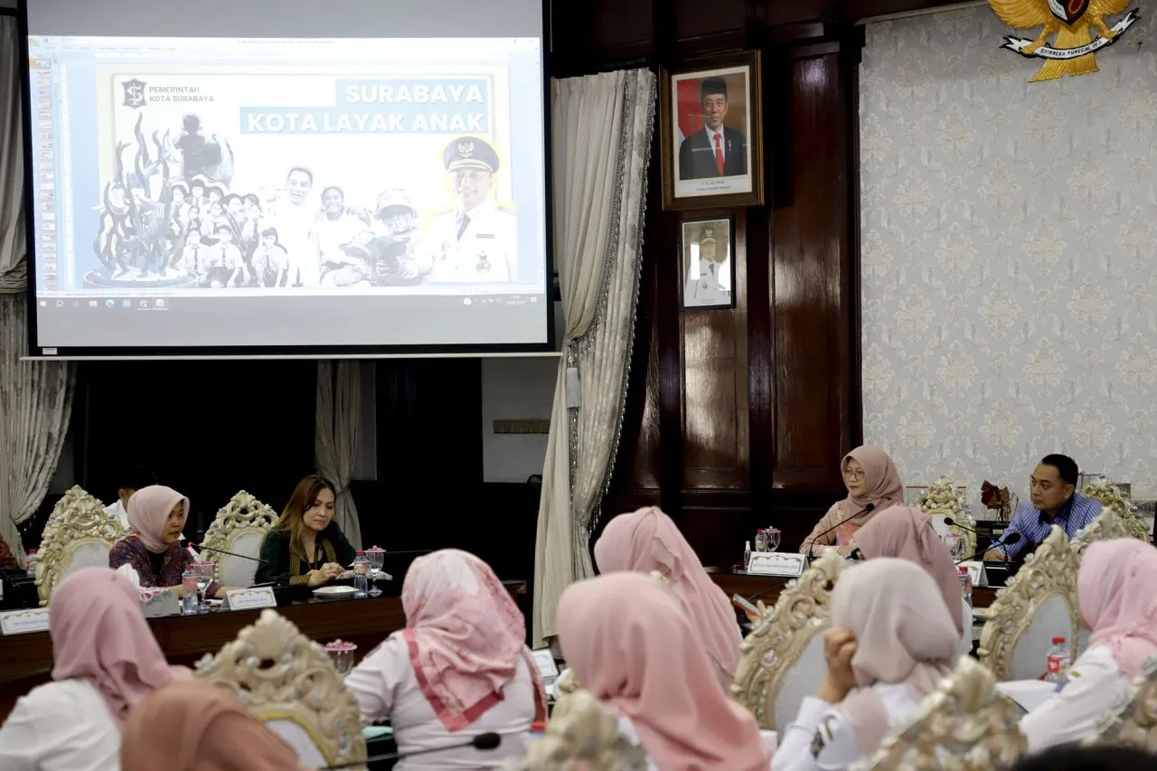 Wali Kota Eri Cahyadi Nyatakan Siap, Surabaya Jadi Kota Layak Anak Paripurna