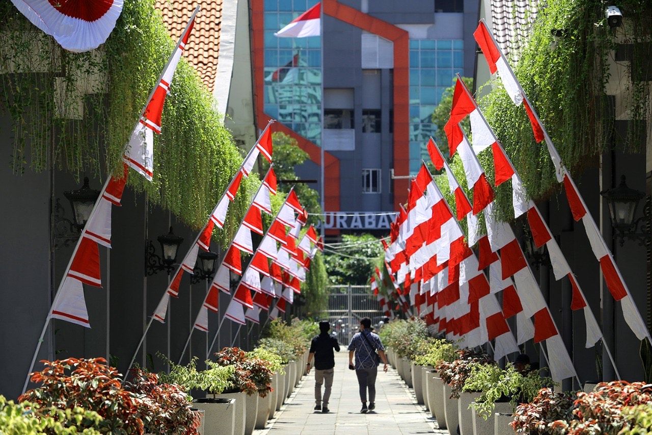 Di HUT Kemerdekaan RI Ke-78, Surabaya Geber Gerakan Bagi-bagi 10 Juta Bendera