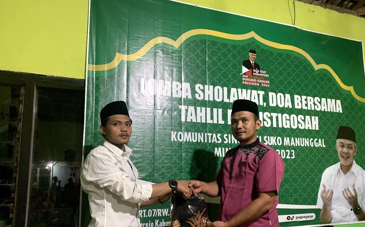 Sapa Warga Madiun, Gus Gus Ganjar Gelar Lomba Selawat dan Doa Bersama