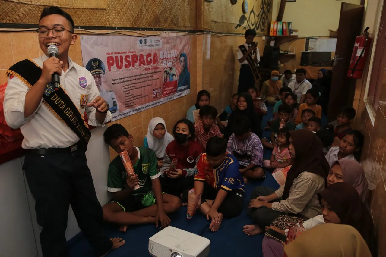 Goes to Puspaga Balai RW, Forum Anak Surabaya Sosialisasi Cegah Perundungan di Sekolah