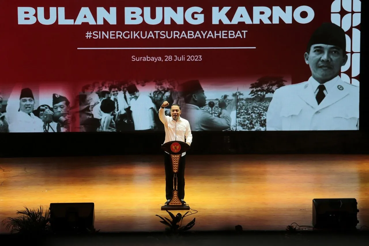 Penutupan Bulan Bung Karno, Ini Pesan Wali Kota Eri kepada Generasi Milenial Surabaya