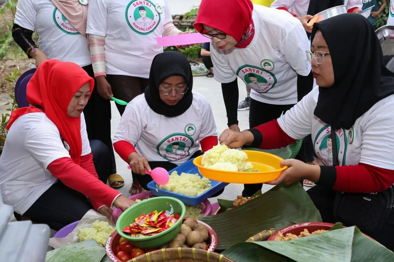 Santri Ganjar Gandeng Majelis Taklim Al-Firdaus Untuk Gelar Festival dan Menghias Jajanan Nusantara