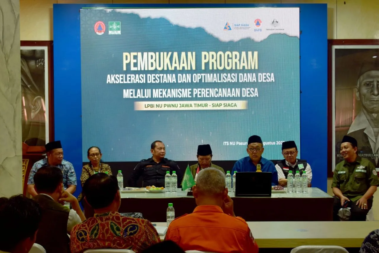Desa Tangguh Bencana, LPBI NU Jatim Gaet BPBD Jatim dan DFAT Australia