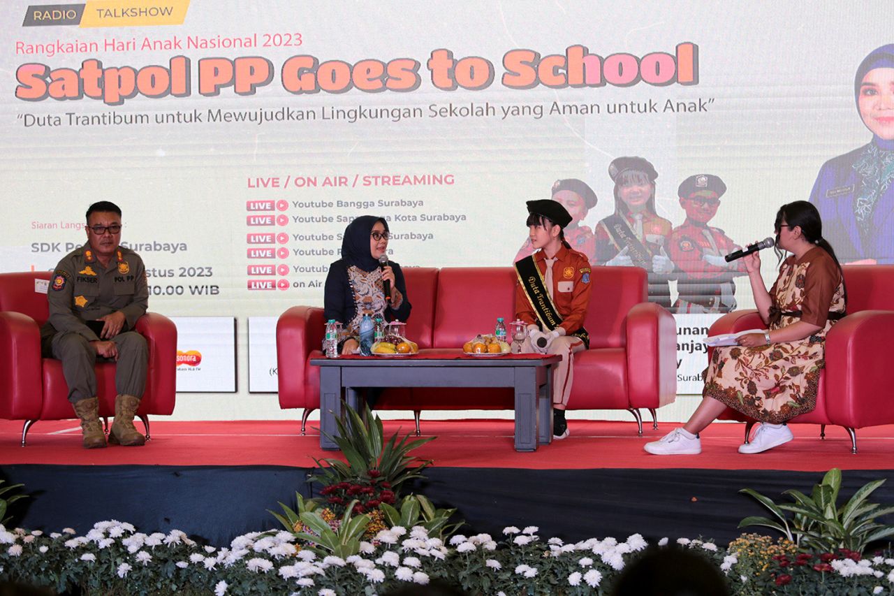 Satpol PP Goes To School Ajak Siswa Kampanyekan Stop Bullying
