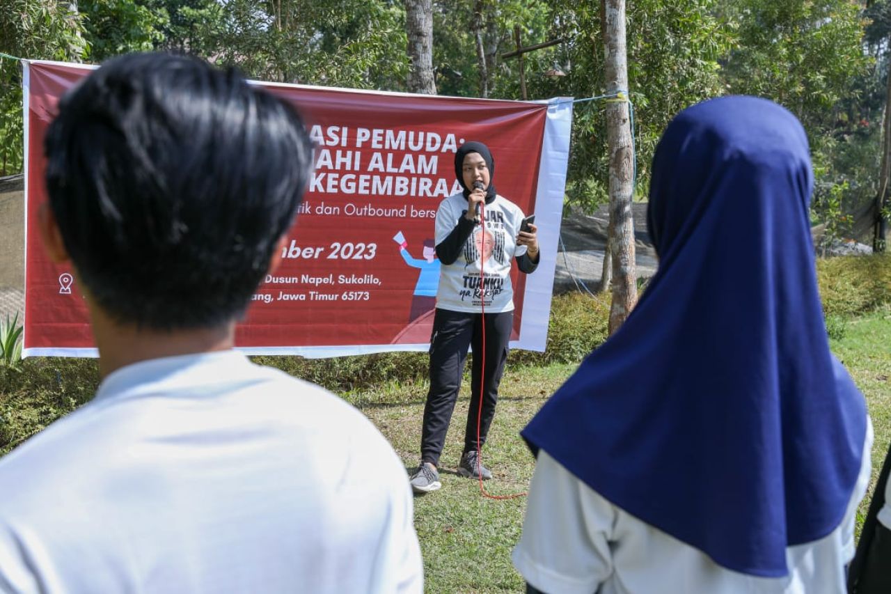 Melalui Outbond, Ganjar Creasi Kenalkan Sosok Ganjar Pranowo kepada Generasi Z Malang