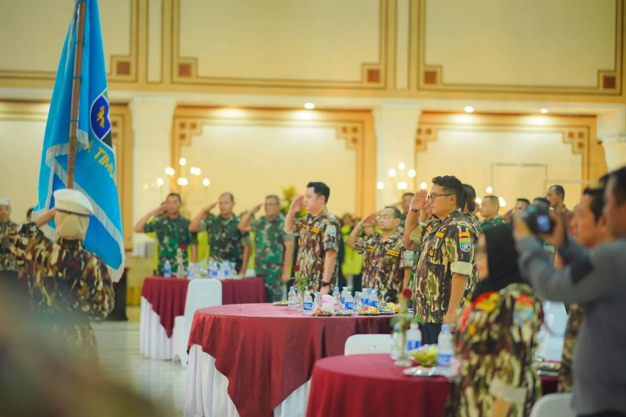 Rayakan HUT 45, Pangdam Brawijaya: GM FKPPI Jatim Wajib Bantu Ciptakan Pemilu Damai