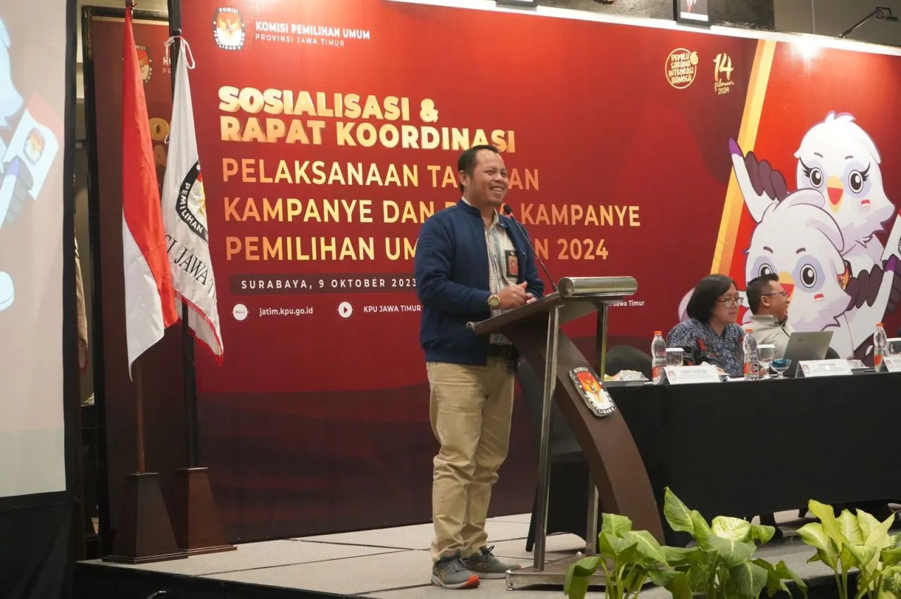 Jelang Masa Kampanye, KPU Jatim Satukan Visi dengan Peserta Pemilu 2024