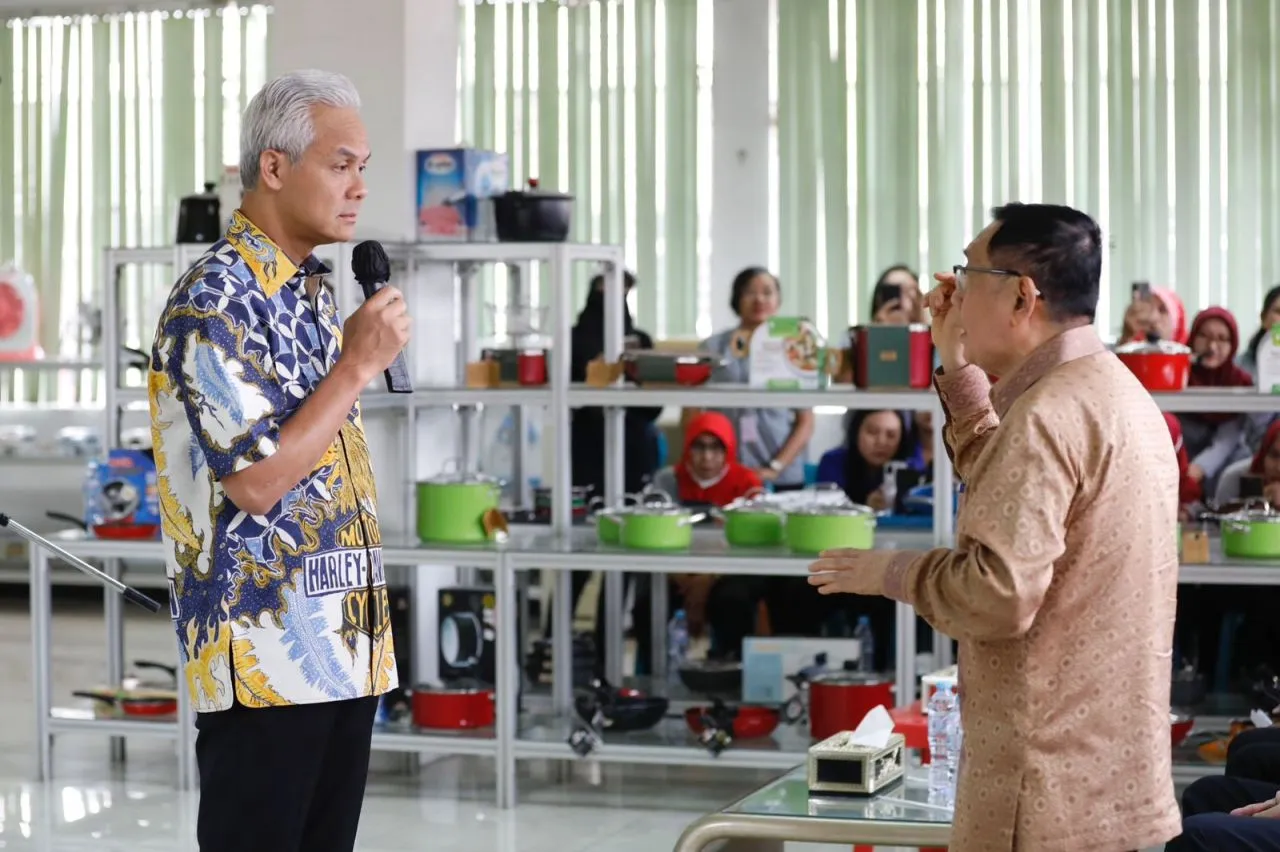 Berkunjung ke PT Maspion, Ganjar Ajak Semua Pihak untuk Gunakan Produk Dalam Negeri